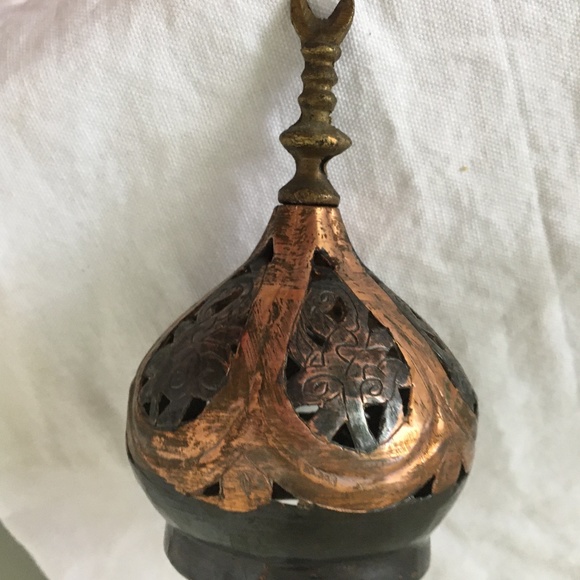 Vintage Incence Burner, copper and brass 🌞 - Picture 8 of 8